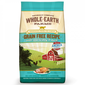 Whole Earth Farms Grain Free Recipe With Real Turkey & Duck For Cats