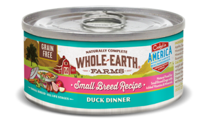 Whole Earth Farms Grain Free Small Breed Recipe Duck Dinner