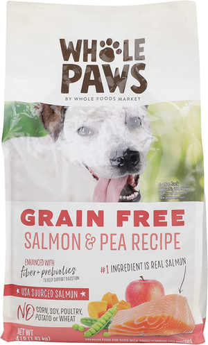 Whole Paws (Whole Foods Market) Dry Dog Food Grain Free Salmon & Pea Recipe