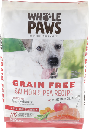 Whole Paws (Whole Foods Market) Dry Dog Food Grain Free Salmon & Pea Recipe
