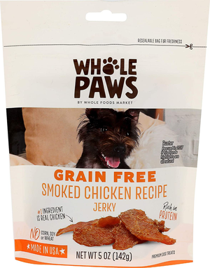 Whole Paws (Whole Foods Market) Jerky Grain Free Smoked Chicken Recipe