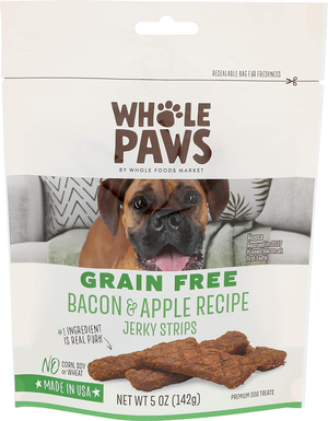 Whole Paws (Whole Foods Market) Jerky Strips Grain Free Bacon & Apple Recipe