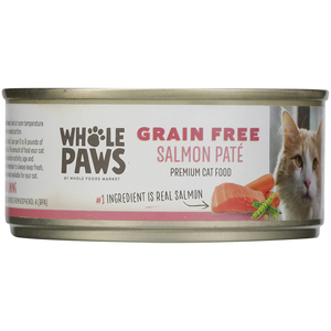 Whole Paws (Whole Foods Market) Premium Cat Food Grain Free Salmon Paté