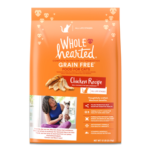 WholeHearted Grain Free Dry Cat Food Chicken Recipe