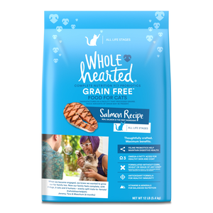 WholeHearted Grain Free Dry Cat Food Salmon Recipe