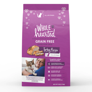 WholeHearted Grain Free Dry Cat Food Turkey Recipe