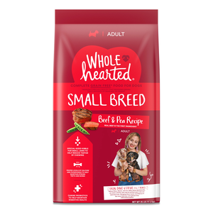 WholeHearted Grain Free Small Breed Beef & Pea Recipe For Adult Dogs