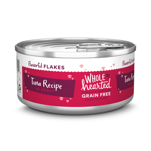 WholeHearted Grain Free Wet Cat Food Tuna Recipe Flaked In Gravy