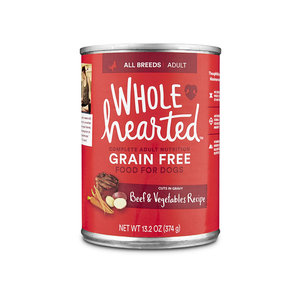 WholeHearted Grain Free Wet Dog Food Beef & Vegetables Recipe