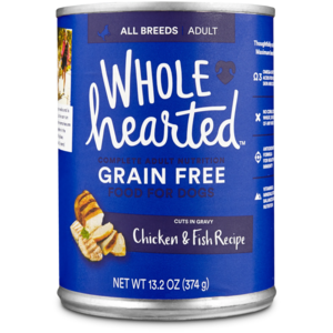 WholeHearted Grain Free Wet Dog Food Chicken & Fish Recipe ...