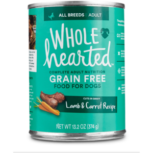 WholeHearted Grain Free Wet Dog Food Lamb & Carrot Recipe