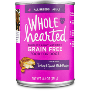 WholeHearted Grain Free Wet Dog Food Turkey & Sweet Potato Recipe