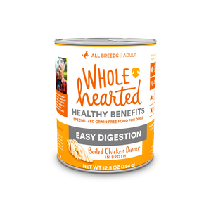 WholeHearted Healthy Benefits Easy Digestion Boiled Chicken Dinner In Broth