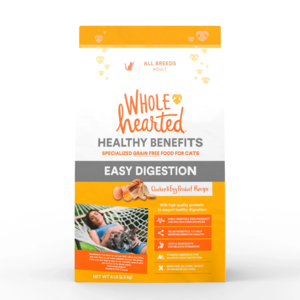WholeHearted Healthy Benefits Easy Digestion Chicken & Egg Product Recipe For Cats