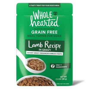 WholeHearted Meal Toppers Grain Free Lamb Recipe In Gravy