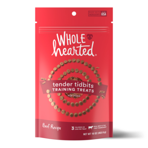 WholeHearted Soft & Chewy Training Treats Beef Recipe