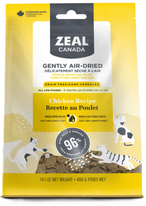 Zeal Canada Gently Air-Dried Chicken Recipe For Cats