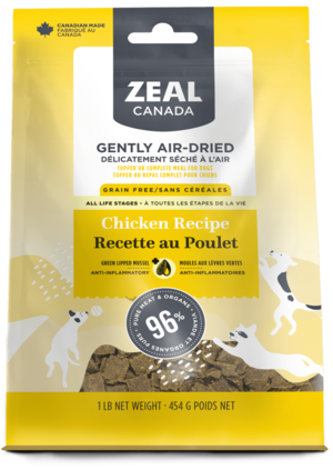 Zeal Canada Gently Air-Dried Chicken Recipe For Dogs