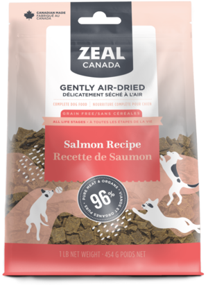 Zeal Canada Gently Air-Dried Salmon Recipe For Dogs
