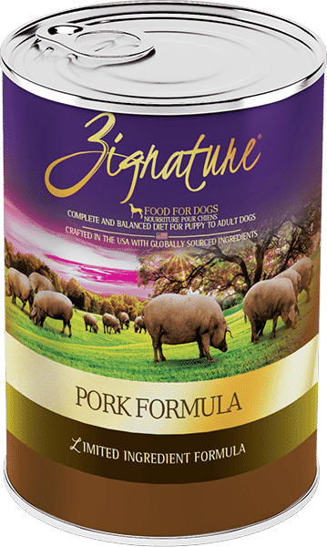 Zignature Limited Ingredient Canned Pork Formula
