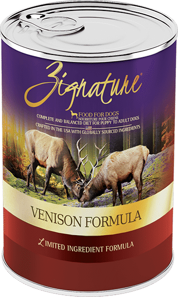 Zignature Limited Ingredient Canned Venison Formula