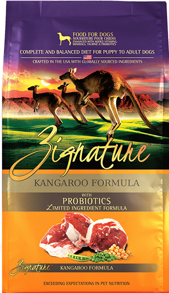 Zignature Limited Ingredient Dry Kangaroo Formula