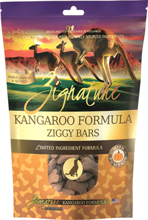 Zignature Limited Ingredient Ziggy Bars Kangaroo Formula