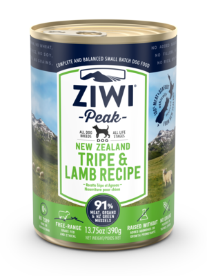 Ziwi Peak Canned Dog Food New Zealand Tripe & Lamb Recipe