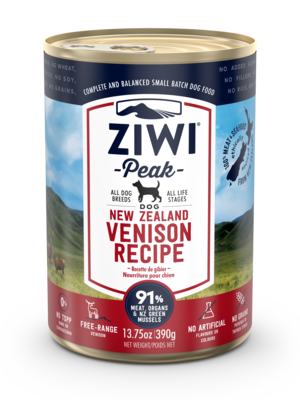 Ziwi Peak Canned Dog Food New Zealand Venison Recipe