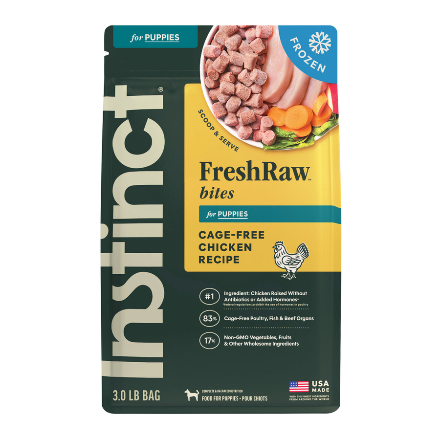 Instinct FreshRaw Bites Cage-Free Chicken Recipe For Puppies