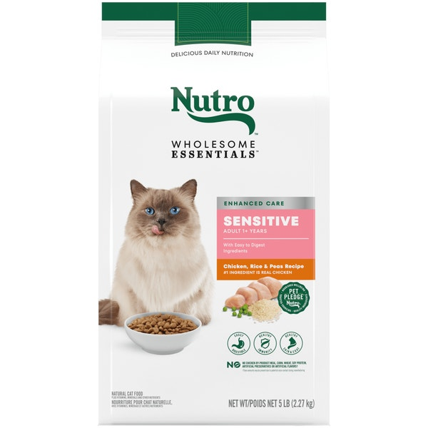 Nutro Wholesome Essentials Chicken, Rice & Peas Recipe For Sensitive Adult Cats