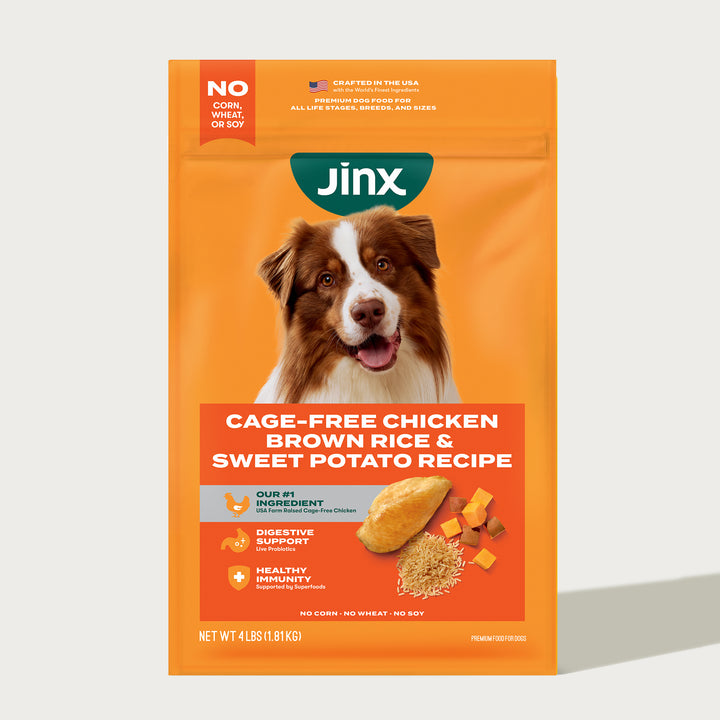 Jinx Kibble Cage-Free Chicken, Brown Rice & Sweet Potato Recipe