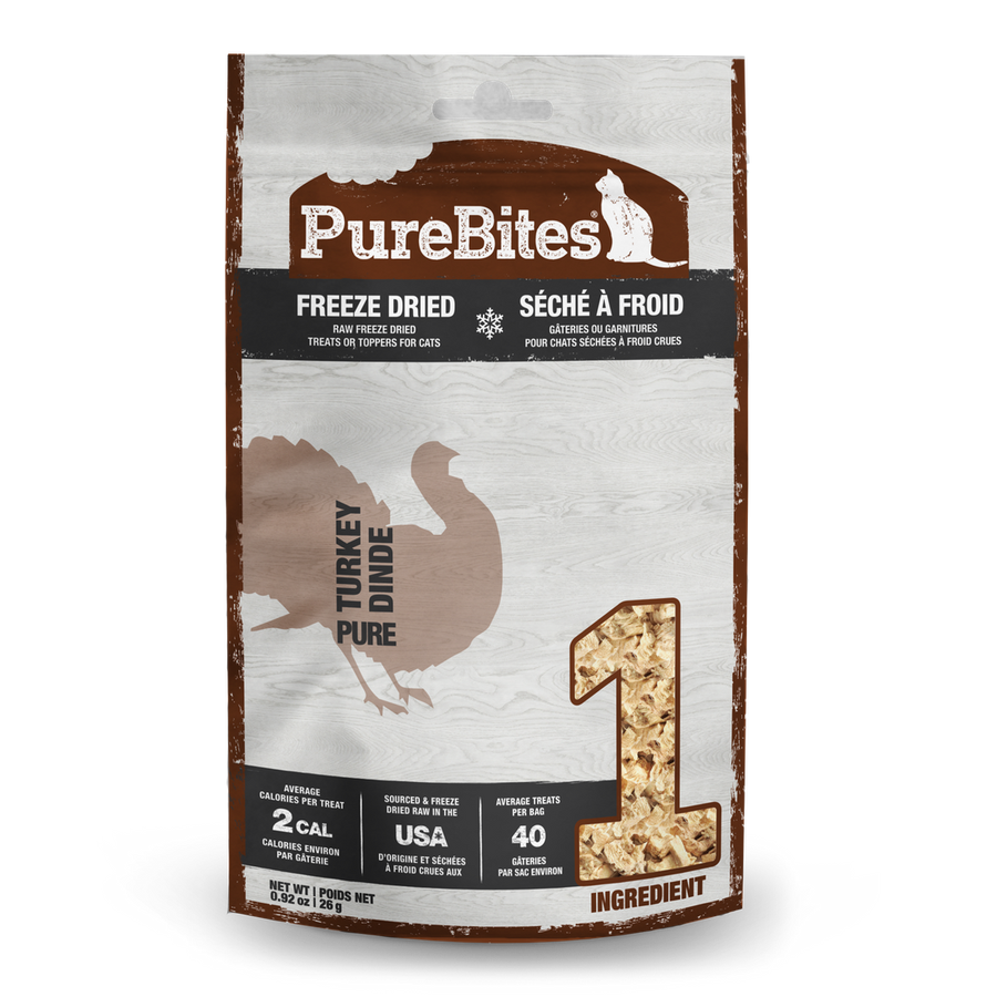 PureBites Raw Freeze-Dried Turkey Cat Treats
