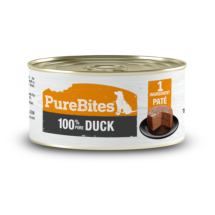 PureBites Paté 100% Pure Duck Recipe For Dogs