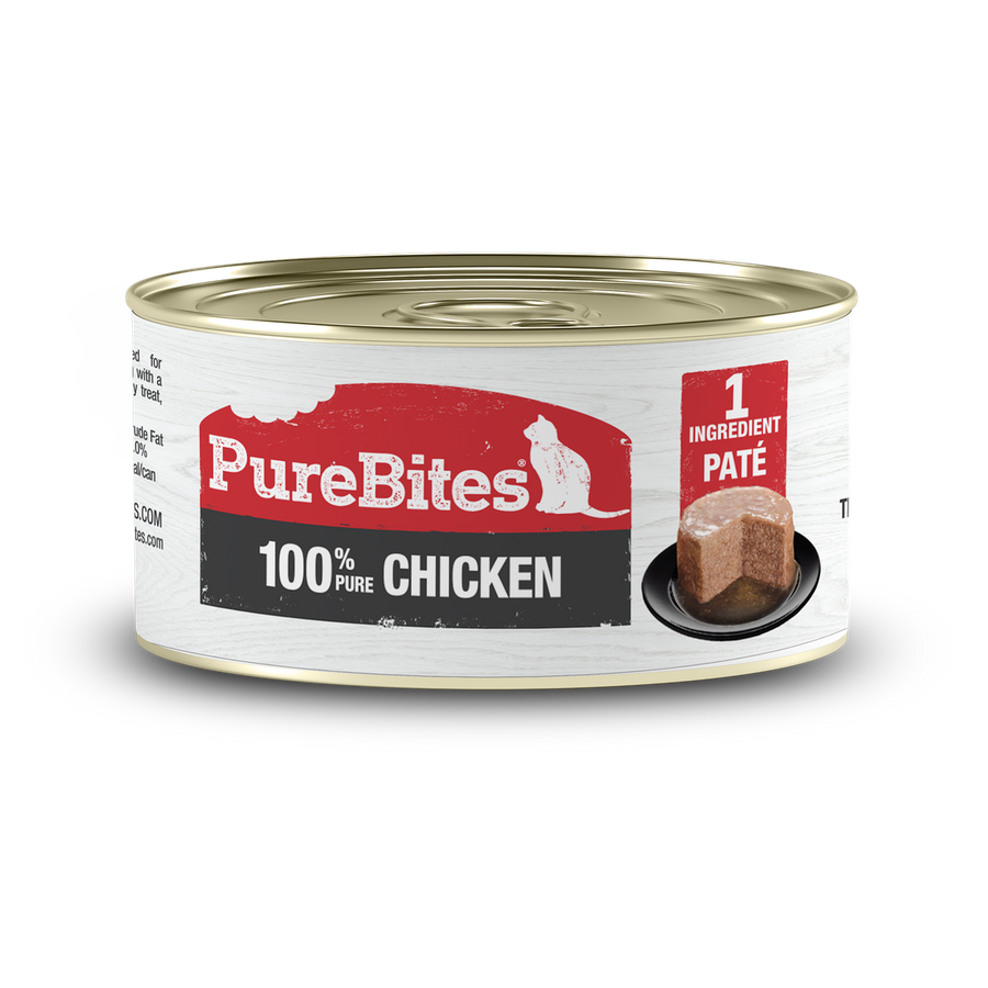 PureBites Paté 100% Pure Chicken Recipe For Cats