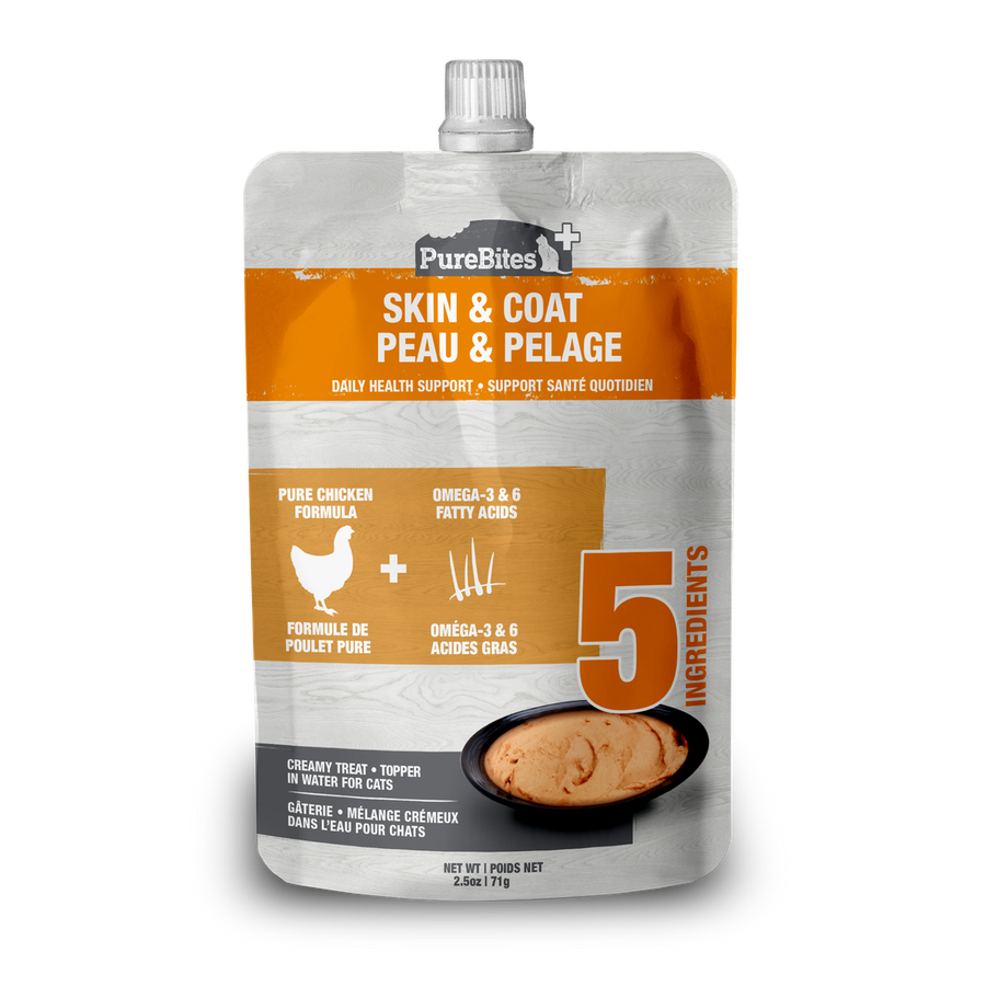 PureBites Daily Health Support Skin & Coat Recipe For Cats
