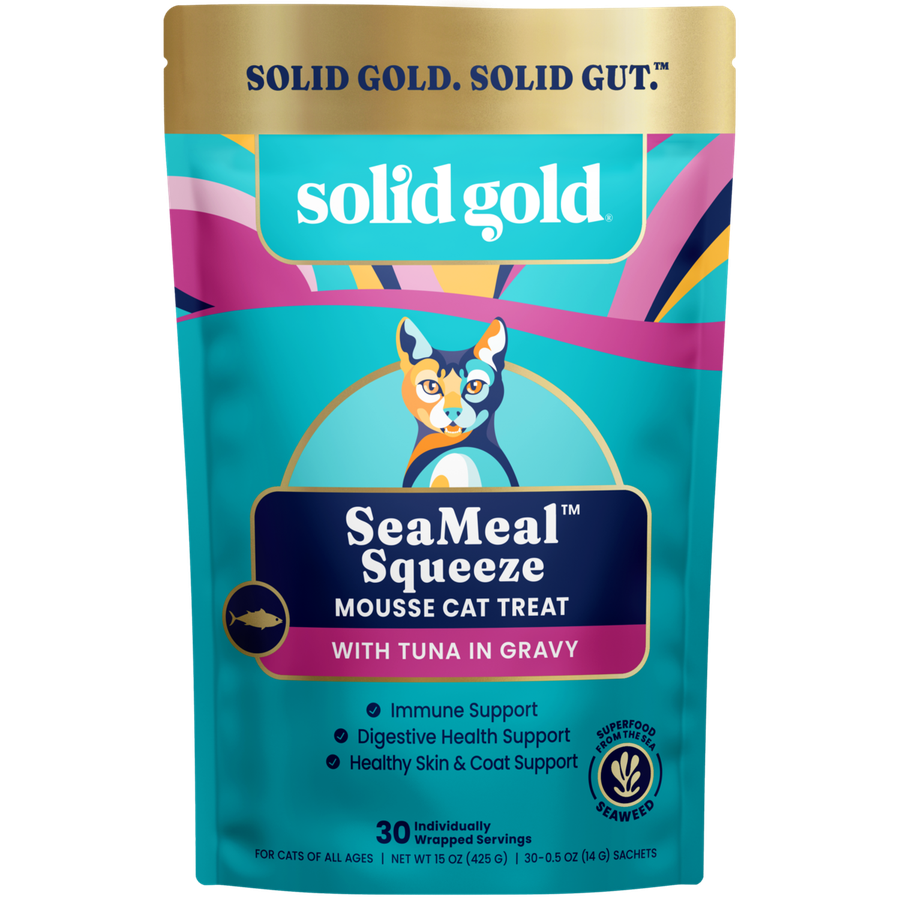 Solid Gold SeaMeal Squeeze Tuna Mousse Treat for Cats