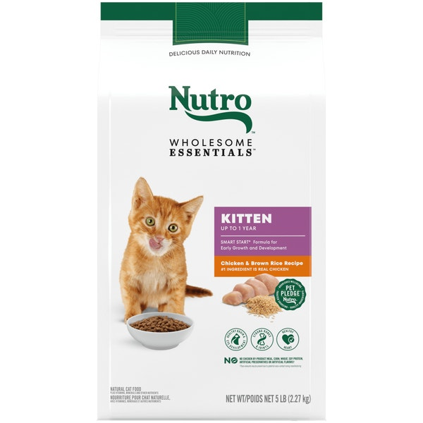 Nutro Wholesome Essentials Chicken & Brown Rice Recipe For Kittens