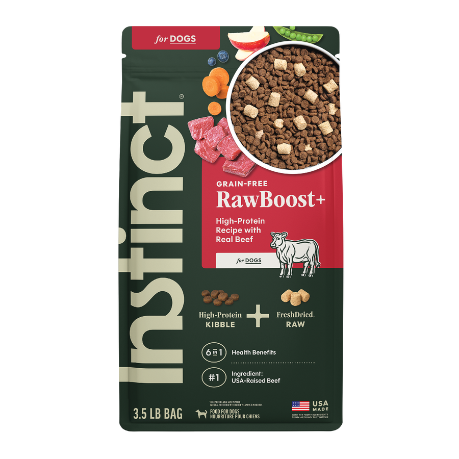 Instinct RawBoost+ Kibble Real Beef Recipe