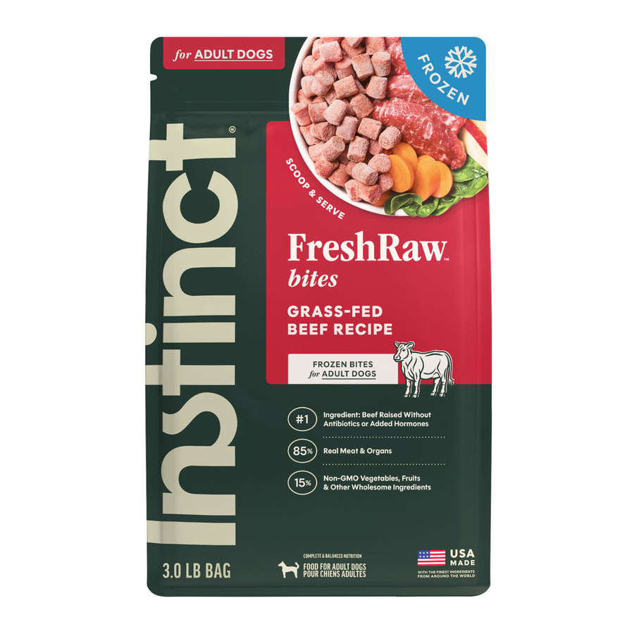 Instinct FreshRaw Bites Grass-Fed Beef Recipe