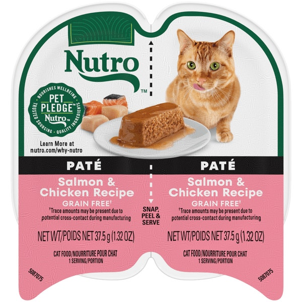 Nutro Paté Salmon & Chicken Recipe For Cats