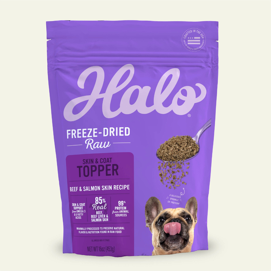 Halo Freeze-Dried Raw Skin & Coat Topper