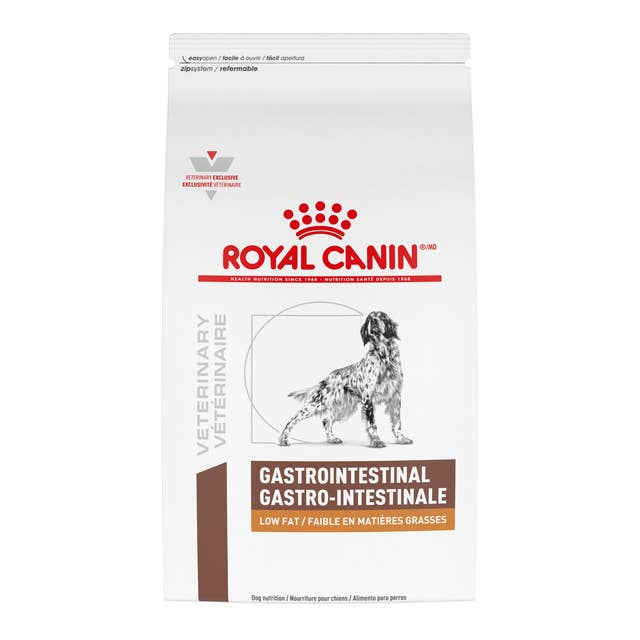 Royal Canin Veterinary Diet Gastrointestinal Low Fat Recipe For Dogs