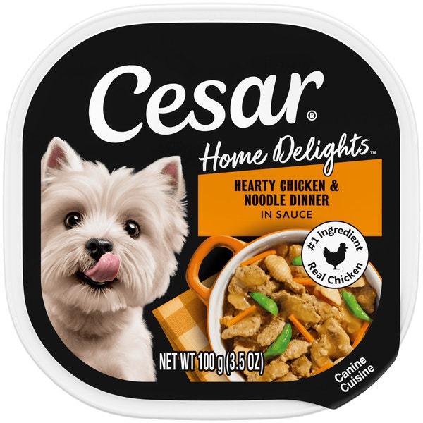 Cesar Home Delights Hearty Chicken & Noodle Dinner In Sauce
