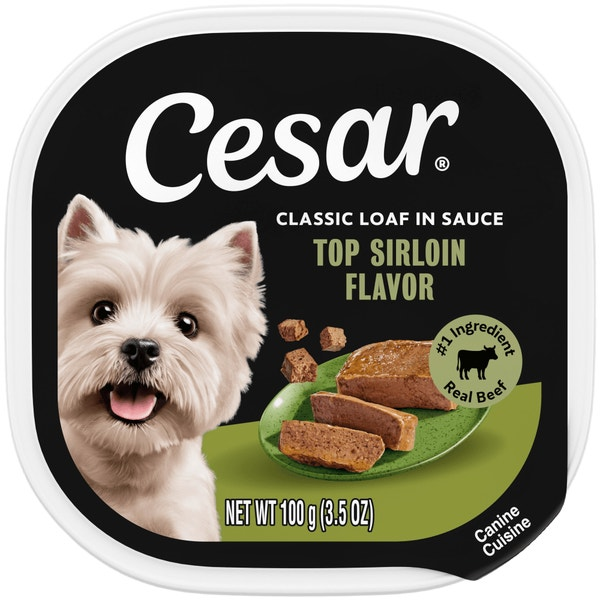 Cesar Classic Loaf In Sauce Top Sirloin Flavor
