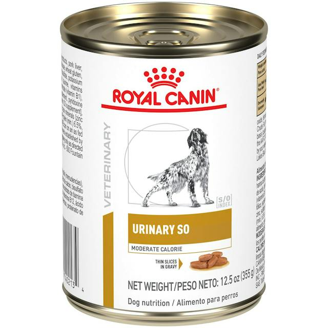 Royal Canin Veterinary Diet Canine Urinary SO Moderate Calorie Thin Slices In Gravy