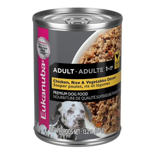 Eukanuba Canned Dog Food Chicken, Rice & Vegetables Dinner For Adult Dogs