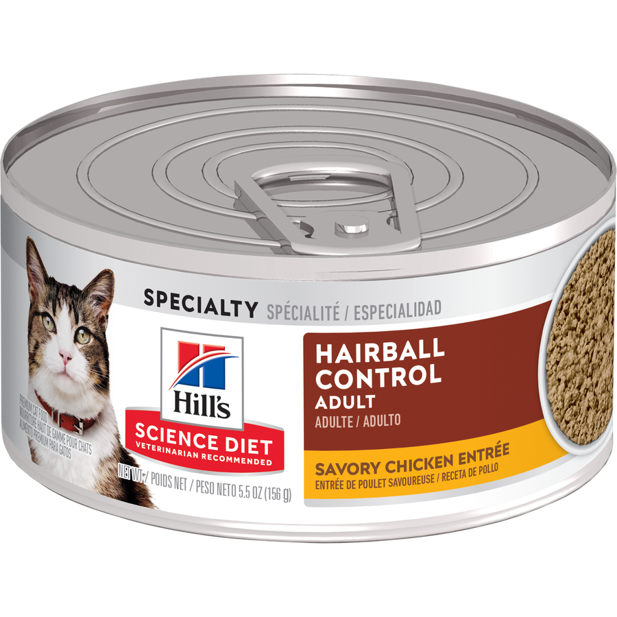 Hill's Science Diet Adult Hairball Control Savory Chicken Entree
