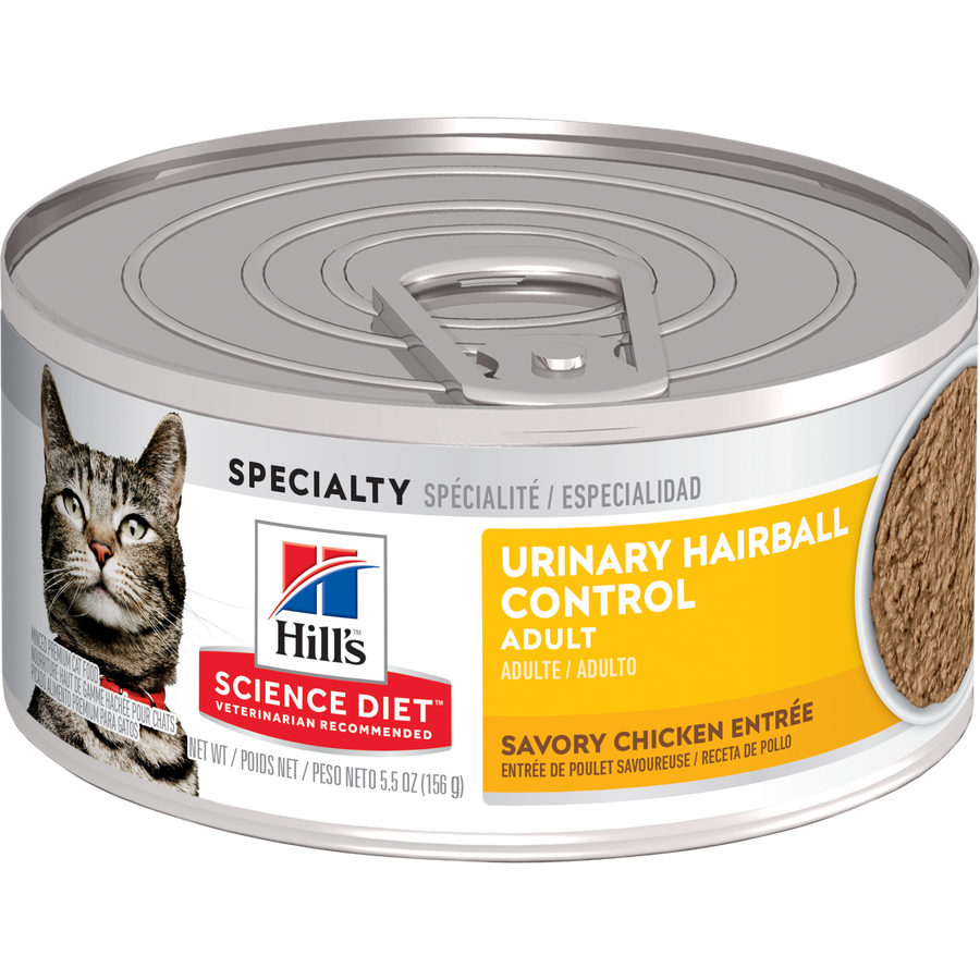 Hill's Science Diet Adult Urinary Hairball Control Savory Chicken Entree