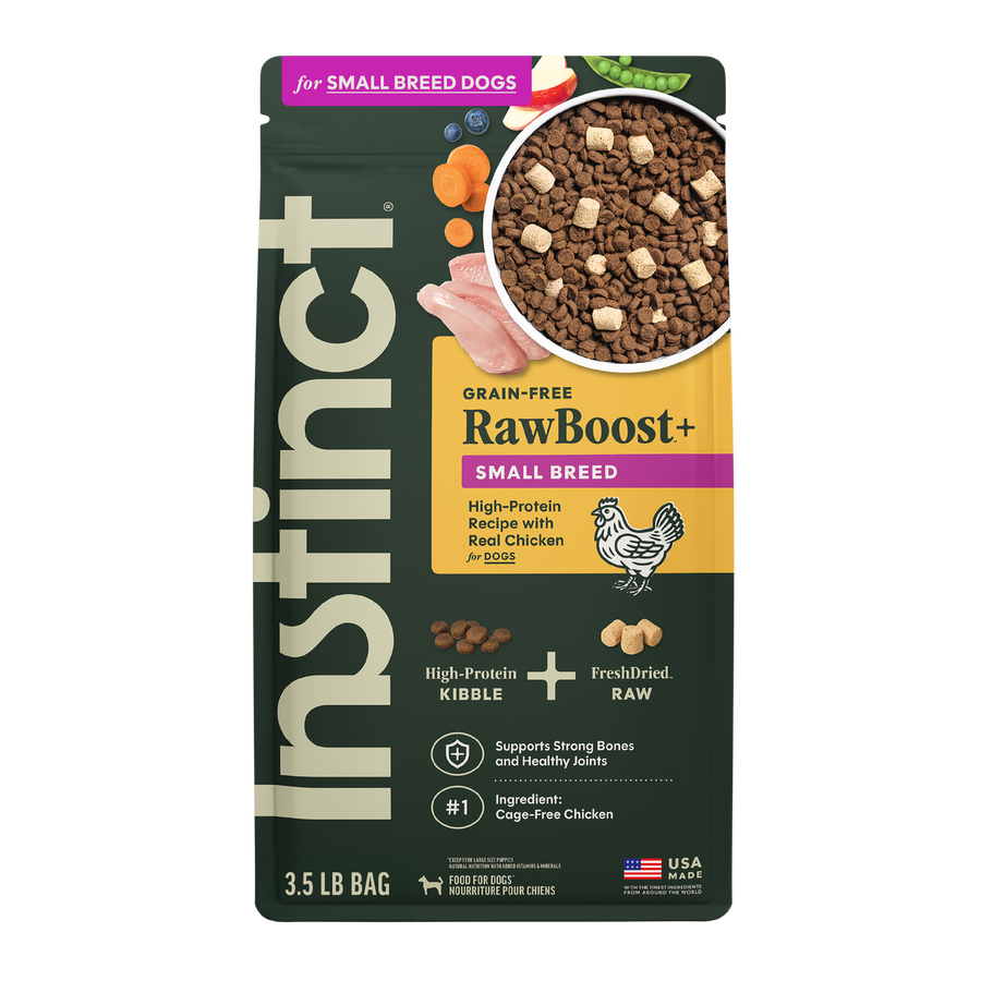Instinct Raw Boost Grain-Free High-Protein Recipe With Real Chicken For Small Breed Dogs